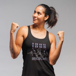 Women's Workout Tank Top Iron Discipline Shirt Fitness
