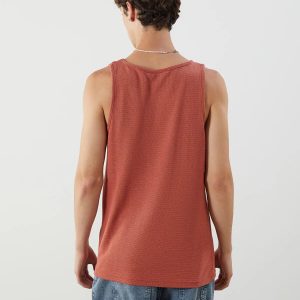 Men's Ribbed Cotton Tank Top: Soft Stretch Undershirt
