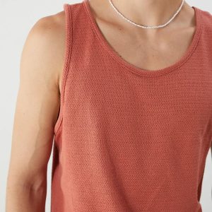 Men's Ribbed Cotton Tank Top: Soft Stretch Undershirt
