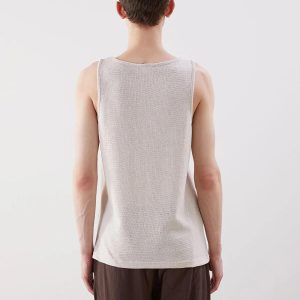 Men's Ribbed Cotton Tank Top: Soft Stretch Undershirt