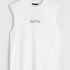 Men's Ribbed Cotton Tank Top: California Graphic Print
