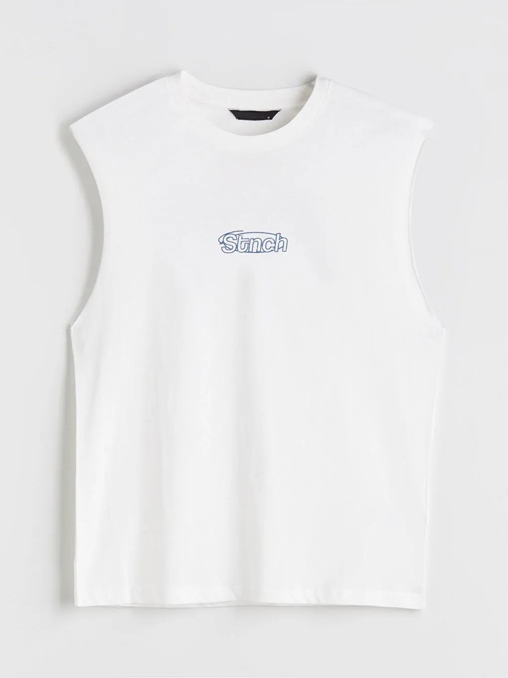 Men's Ribbed Cotton Tank Top: California Graphic Print