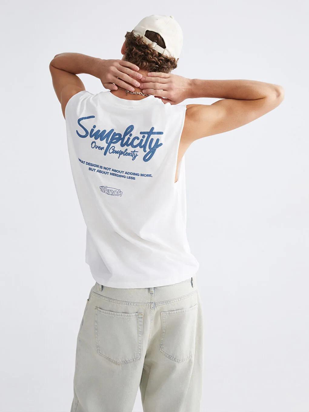 Men's Ribbed Cotton Tank Top: California Graphic Print
